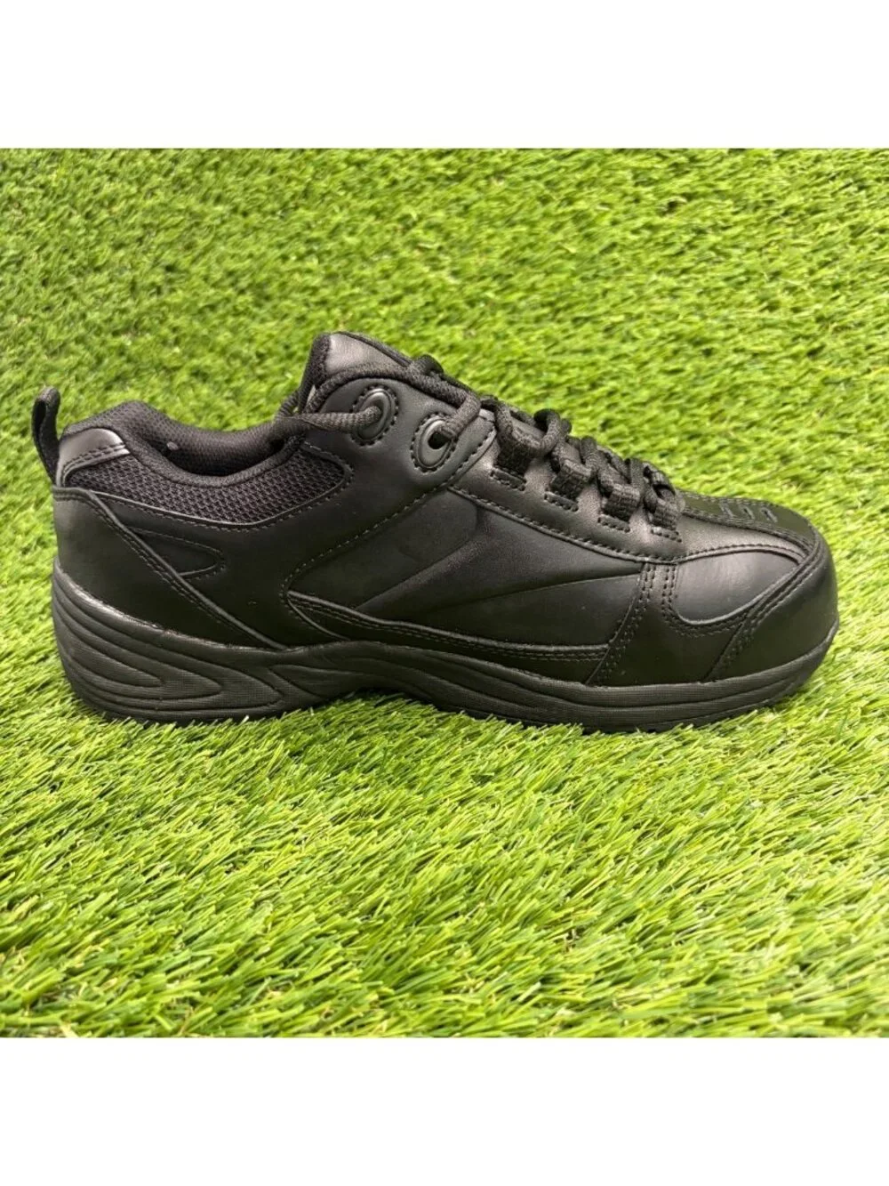 Reebok Centose Mens Size 8W Womens Size 10 Black Composite Toe Safety Work Shoes
